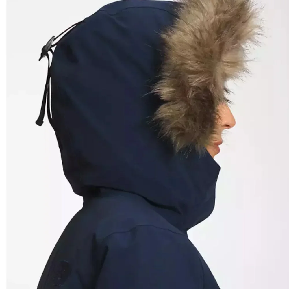 Northface Womens Expedition MucMurdo Parka Size Large Summit Navy NWT - Picture 7 of 16